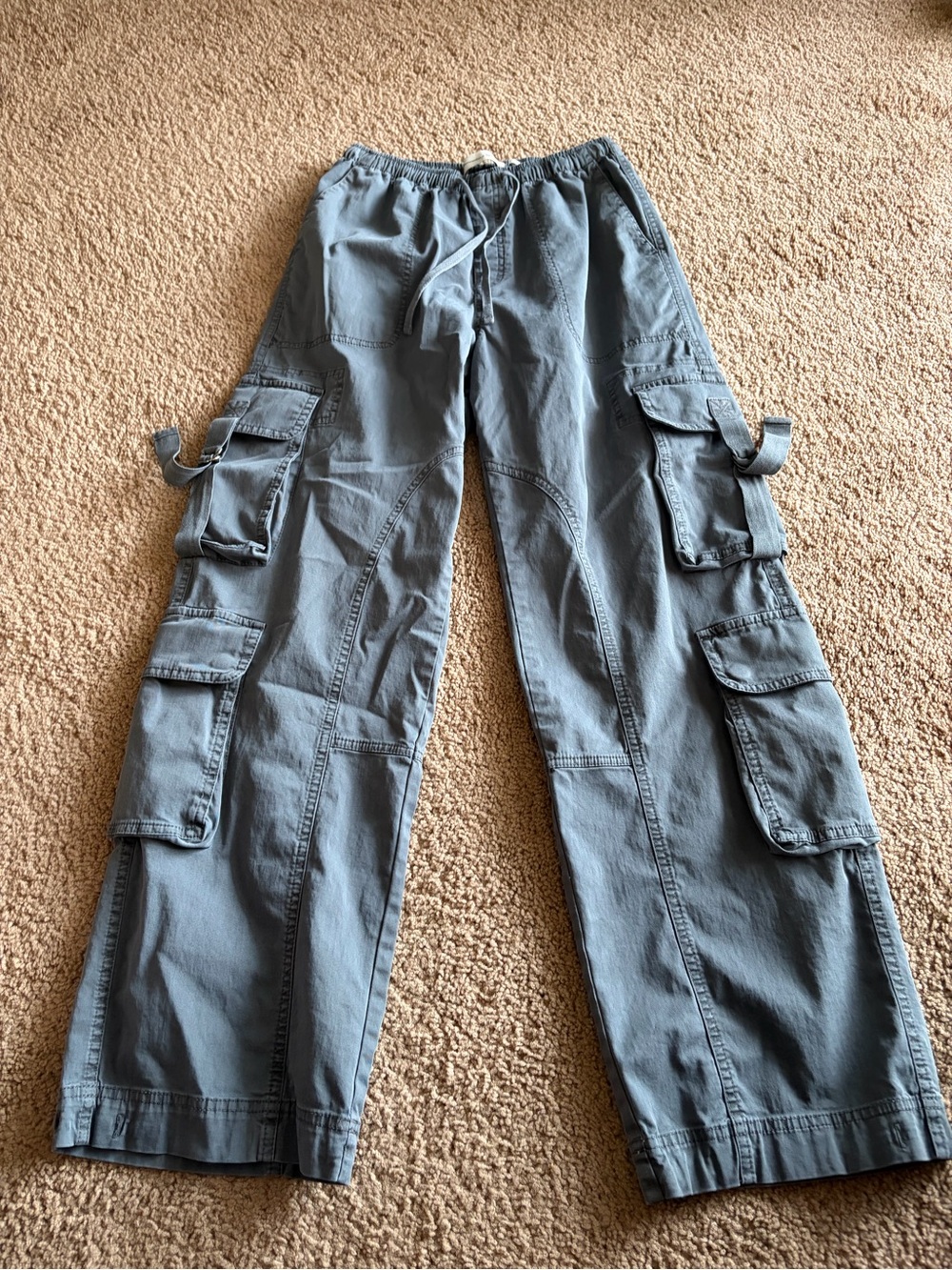 Abercrombie & Fitch Slate Gray Cargo Pants